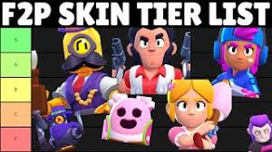 Brawl stars brawler tier list. Rating F2p Skins From Worst To Best Brawl Stars Skin Tier List Part 1 Youtube