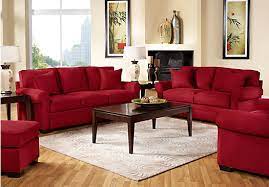 Reclining 2 piece living room set. 1 499 99 Bellingham Cardinal Red 7 Pc Living Room Classic Contemporary Microfiber