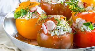 Epingle Sur Tomates Farcies Chaudes Et Froides