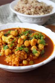 Curry De Couve Flor E Grao De Bico Santo Legume Receita Alimentacao Fitness Receitas Vegetarianas Ideias