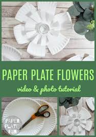 Preschool flower crafts #preschool #paperplates #flowers #mothersday #flowercraft. How To Make Paper Plate Flowers For Crafts And Decor Paper Plate Fun