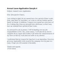 A vacation request email is your opportunity to ask your employer for specific dates off from work. 50 Simple Leave Request Emails Free Samples Printabletemplates
