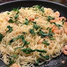 Angel Hair Pasta With Shrimp In White Wine Sauce Recipe With Video Kitchen Stories Recipe Shrimp And Spinach Recipes White Wine Pasta Sauce White Wine Sauce Recipes