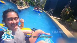 Selain itu juga ada kolam seluncuran naga yang merupakan ikon dari pemandian air panas sangkanurip. Sangkan Park Waterboom Hotel Cootage Liburan