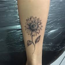 Small sunflower tattoo on the leg. 40 Simple Sunflower Tattoo Ideas That Will Make Yourself Mentally Stronger Millions Grace Sunflower Tattoo Simple Sunflower Tattoo Small Sunflower Tattoo