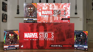 Hot Toys Avengers Endgame Cosbaby And Marvel Light Box From Acghk 2019 Youtube