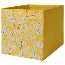 Drona Fach Gelb Geblumt Ikea Drona Ikea Kallax Regal