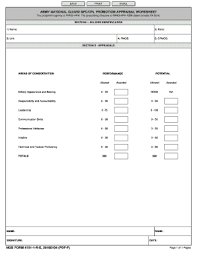 You're more likely to succeed if you build a solid case showing why you deserve to be promoted. Spc Cpl Promotion Evaluation Worksheet Fill Online Printable Fillable Blank Pdffiller