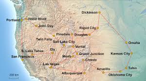 Si, la distanza in macchina tra moab a san francisco è 972 miglia. Wheeler 2014 Usa Reisebericht