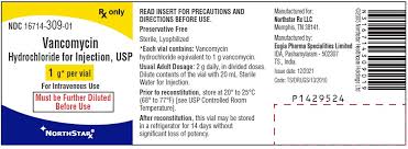 Vancomycin Hydrochloride Injection, Powder, Lyophilized, For Solution