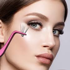Wendy Eyelash Tweezers Eyelash Applicator Lash Tweezers for Cluster  Eyelashes