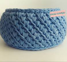 T Shirt Yarn Basket Crocheting Journal Crochet Basket Pattern Crochet Yarn Crochet T Shirts