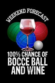 Boccie — or bocce or bocci bäch′ē n. Journal Bocce Player Wine Drinking Funny Boccie Sports Forecast Black Lined Notebook Writing Diary 120 Pages 6 X 9 Tink 9781074260026 Amazon Com Books