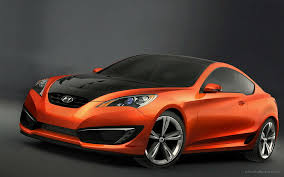 Hd Wallpaper Hyundai Genesis Coupe Concept 3 Black And Orange Hyundai Coupe Wallpaper Flare