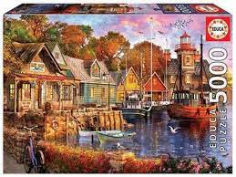 Mit welcher häufigkeit wird die 5000. Educa Abends Am Hafen 5000 Teile Puzzle Kaufland De