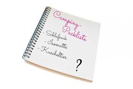 Grosse Camping Checkliste Was Du Zum Campen Brauchst Packliste Camping Camping Packliste