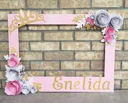 Image Result For Photo Frame Prop Baby Shower Principessa Festa Nascituro Festa Per Il Nascituro Decorazioni Per Compleanno