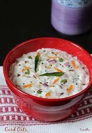Curd Oats Recipe Oatmeal In Seasoned Yogurt Recipe Healthy Breakfast Snacks Oats Recipes Indian Healthy Breakfast Recipes