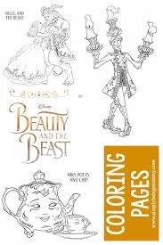 Free download 40 best quality walt disney characters coloring pages at getdrawings. Beauty And The Beast Coloring Pages Simply Being Mommy