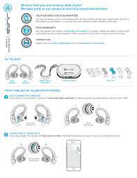 The rewind wireless headphones are a throwback design with modern technology. Jlab Epic Air Sport True Wireless Headphones Instruction Manual Manualzz