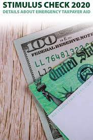 This is a stimulus payment for certain people that file their 2020 tax returns. Stimulus Check 2020 Full Details About Emergency Taxpayer Aid