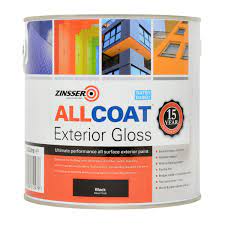 Shop from the world's largest selection and best deals for black exterior wall tiles tiles gloss. Zinsser Allcoat Exterior Gloss Black Ready Mixed 2 5l