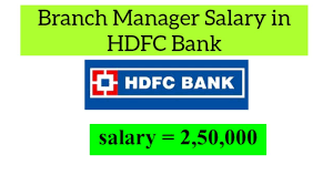 Conducted audits & performed annual appraisals. Hdfc Bank Branch Manager Salary Branch Manager Salary In Hdfc Youtube