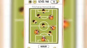 Kita harus mencetak gol brain test. Kunci Jawaban Brain Test Level 198 Kita Harus Mencetak Gol Atur Posisi Youtube