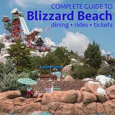 Complete Guide To Blizzard Beach At Disney World Masks Are Required Wdw Disney Water Parks Blizzard Beach Beach Disney