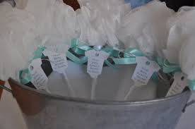 Unique baby shower favors nearly as special as the bundle of joy you're celebrating! Robins Egg Blue Bath Puff Baby Rattle Unique Baby Shower Favor Etsy