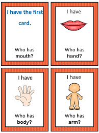 All you have to do is for students just learning numbers: This Esl Game Can Be Played To Practice English Body And Illness Vocabulary The Game Has 39 Cards With A Color English Games For Kids Esl Teaching Esl Lessons
