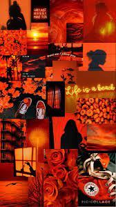 Wallpaper Orange Wallpaper Iphone Wallpaper Tumblr Aesthetic Orange Aesthetic