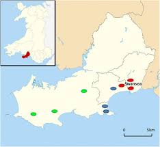 There are also the welsh islands, lakes and rivers on the base layers, making an impressive backdrop to the political data. Map Of Sampling Locations In Swansea Inset Outline And Position Download Scientific Diagram