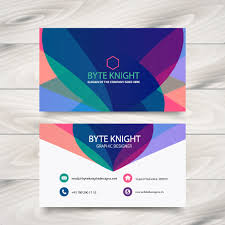 After registration, you can use the online constructor with a wide range of functions. Online Modern Colorful Business Card Design Free Digital Designs Bk Designs