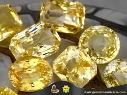 Yellow Sapphire Pukhraj Stone Price Per Carat Ratti Yellow Sapphire Sapphire Cost Sapphire Price