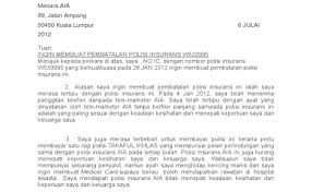 Contoh surat wakil jpj kiosk myeg puchong bagaimana cara via apexwallpapers.com. Contoh Surat Rasmi Pembatalan Insuran Surat 0 Cute766