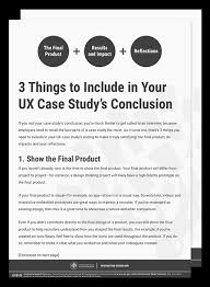 Doing this mock interview was actually much harder than i was expecting. How To Write The Perfect Conclusion To Your Ux Case Study Interaction Design Foundation Ixdf