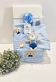 Baby Boy Gift Set Baby Bear Baby Boy Gift Hamper Baby Boy Etsy In 2021 Baby Shower Gifts For Boys Baby Boy Gift Baskets Baby Boy Gift Set