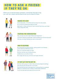 It tells people you are doing things to move forward in life. How To Ask A Friend If They Re Okay Friendships Reachout Australia