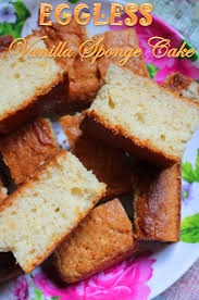 Eggless Vanilla Sponge Cake Recipe Yummy Tummy Cake Recipes Eggless Vanilla Sponge Cake Vanilla Sponge Cake