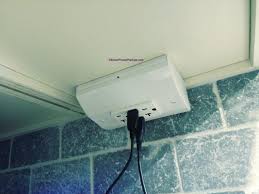 Luxjet under cabinet light strip rechargeable , 1m led strip light with motion sensor, warm white led light for cabinet, kitchen, cou. Under Cabinet Power Box 20a Outlet 2 Usb A Charging Ports White Kitchen Power Pop Ups