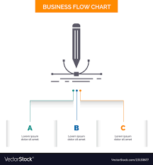 design pen graphic draw business flow chart