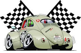 Caricatura de carros, desenhos de carros. Vw Sport Car Cartoon Caricaturas De Carros Dibujos De Autos Stickers Para Autos