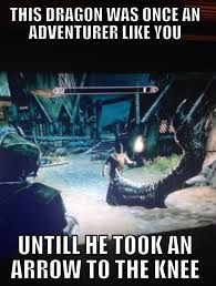 Skyrim Meme Arrow To The Knee Arrow To The Knee Funny Pictures Skyrim