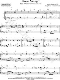 The swedish opera singer jenny lind makes her american debut promoted by p.t. The Theorist Never Enough Sheet Music Piano Solo In Ab Major Download Print Sku Mn0181280
