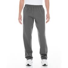 Gildan Adult Heavy Blend 13 3 Oz Lin Yd Open Bottom Sweatpants With Pockets