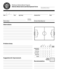 Document Design Psa Soccer Referees Evaluation Form On Behance Soccer Referee Soccer Coaching Football Coaching Drills