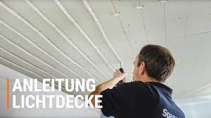 Der fachmann spricht von direkter und indirekter beleuchtung. Montageanleitung Lichtdecke Youtube