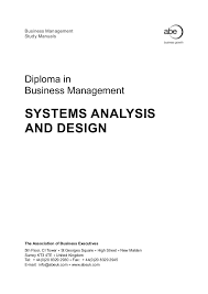 Systems Analysis And Design Abe