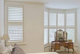 Shop gorgeous blinds & shades now at the home depot. Bay Window Shutters Wooden Shutters Blinds And Curtains Dubai